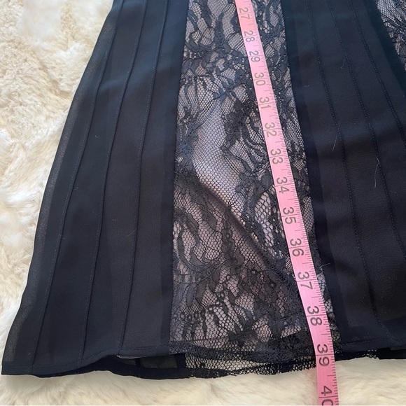 LOFT 8P Black Lace Midi Dress - Picture 9 of 12